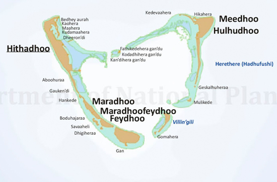 Map of Addu City